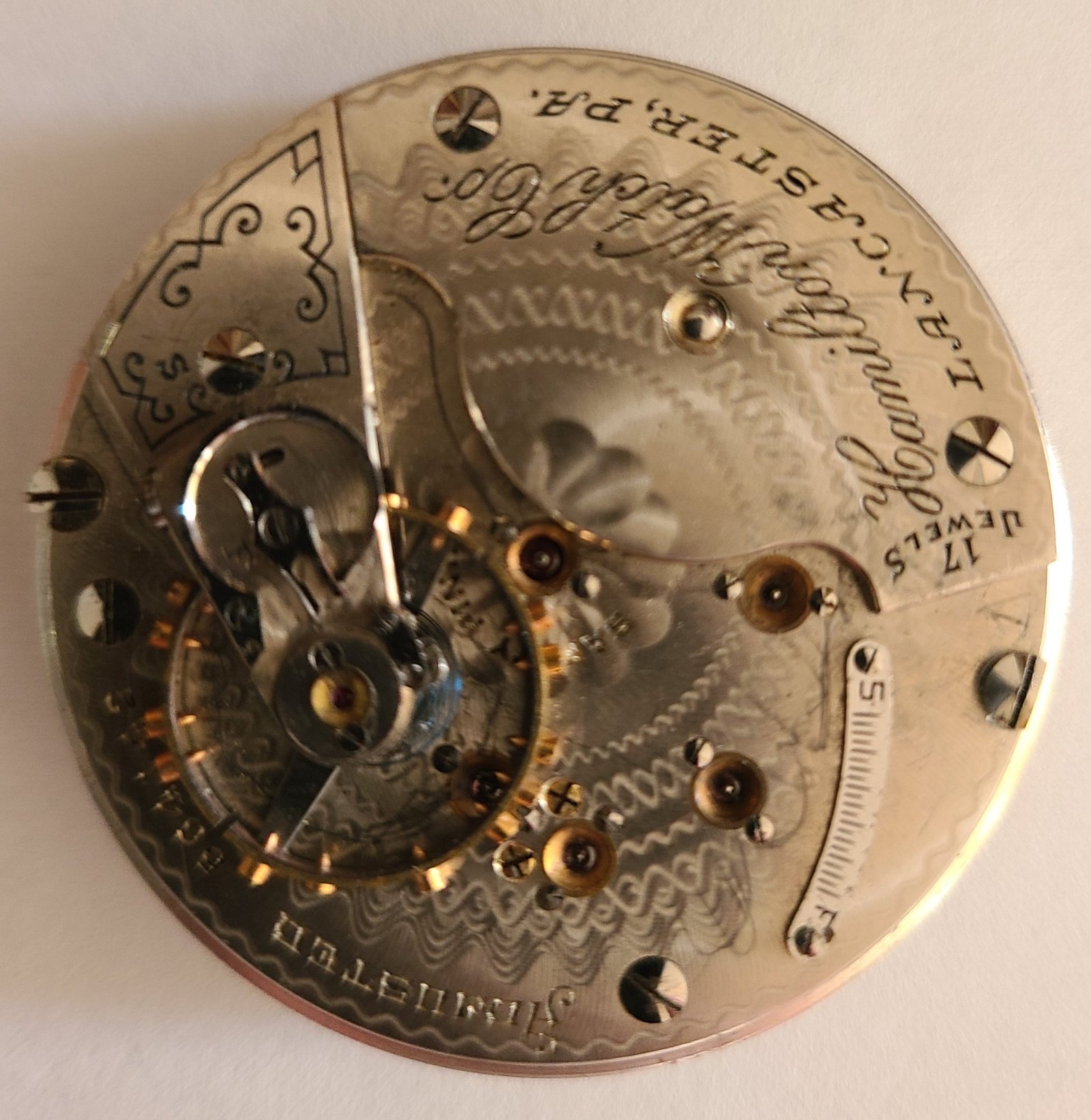 Hamilton 18S 17J Open Face - Image 2